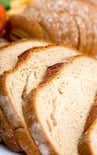slices of wholemeal bread with a shallow dof